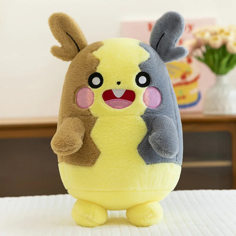 40/60/80CM Big Size Pokemon Plushies Morpeko Lucario Peluche Cartoon Anime Kawaii Stuffed Comfortable Soft Doll Children Gift