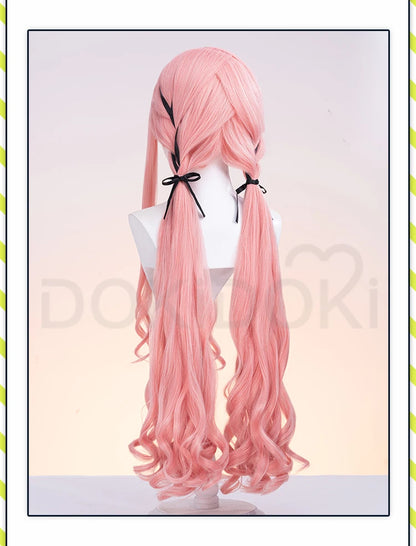 IN STOCK Nikki Cosplay Wig Game Infinity Nikki DokiDoki Women 80cm Long Pink Wig Nikki Cosplay Lolita Wig Free Cap