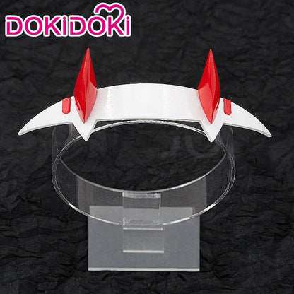 IN STOCK Zeroo Twoo Wig Anime DokiDoki Women Cute Pink Long Wig Zeroo Twoo Cosplay Wig Headdress