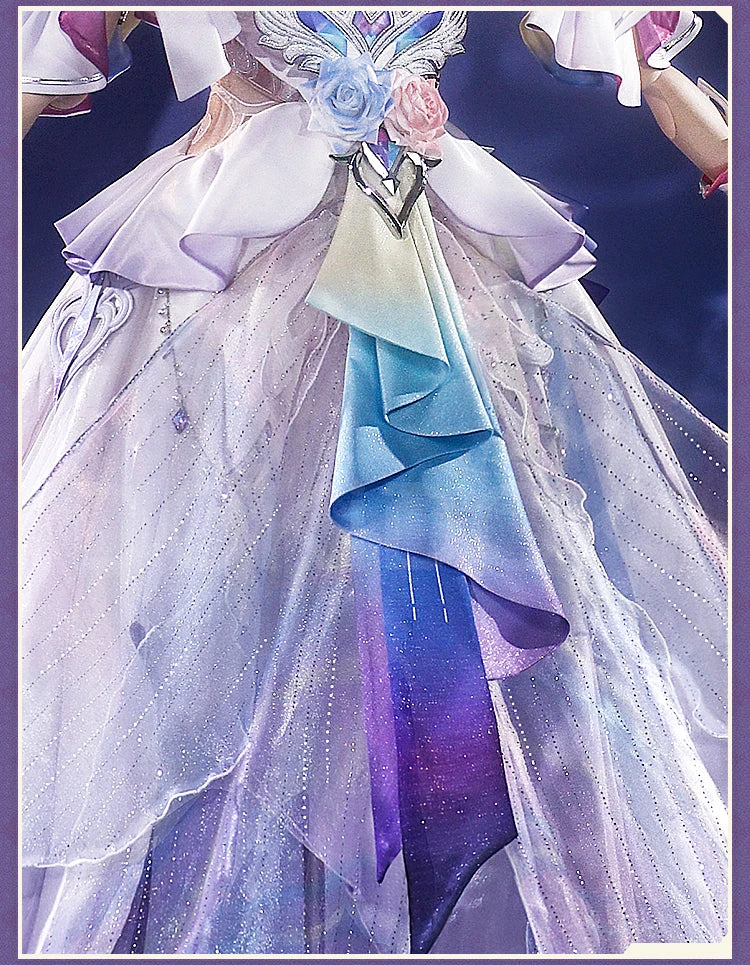 Cyrene Cosplay Costume Game Honkai: Star Rail【S-2XL】DokiDoki-SR HSR Cyrene Women Dress Veil SP Version Cosplay Plus Size