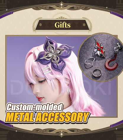 IN STOCK Evernight Cosplay Costume Game Honkai: Star Rail【S-2XL】DokiDoki-SR HSR March 7th SP Halloween Plus Size