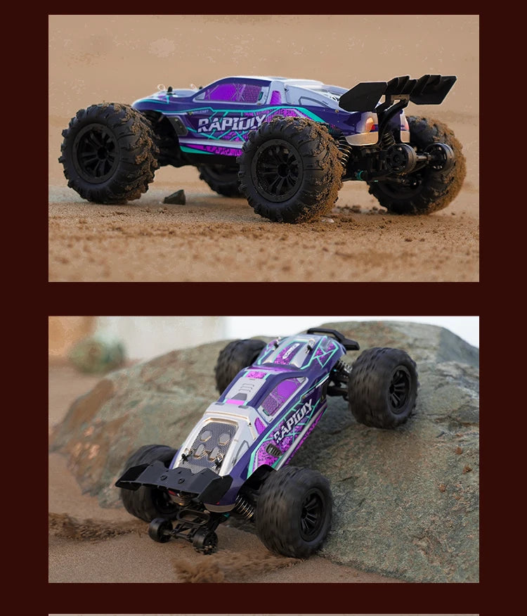 SCY 1:16 70KM/H or 50KM/H 4WD RC Car with LED Remote Control Cars High Speed Drift Monster Truck for Kids Vs Wltoys 144001 Toys