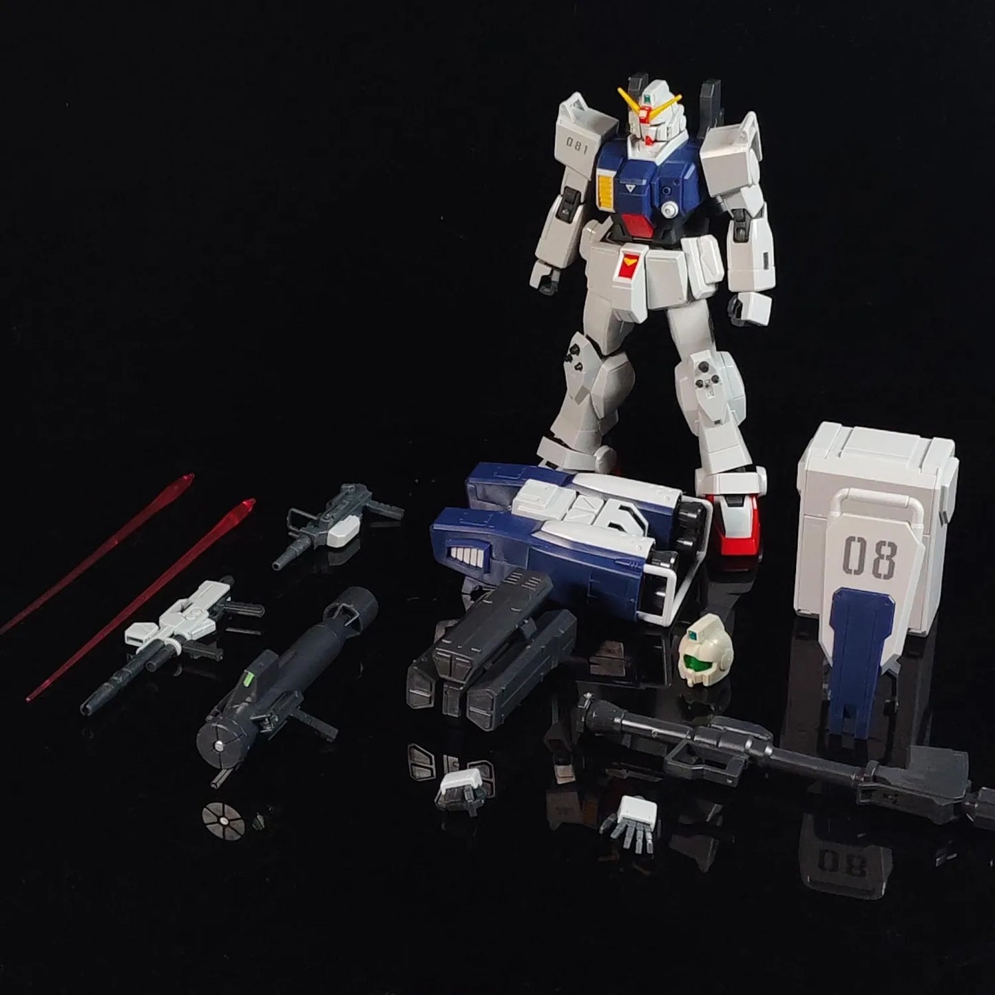 In Stock KK Model RX-79G HG 1/144 HGUC Assembly Model Kit 08MS Fighter Mass Production Ground Type Scale Action Figure Gifts