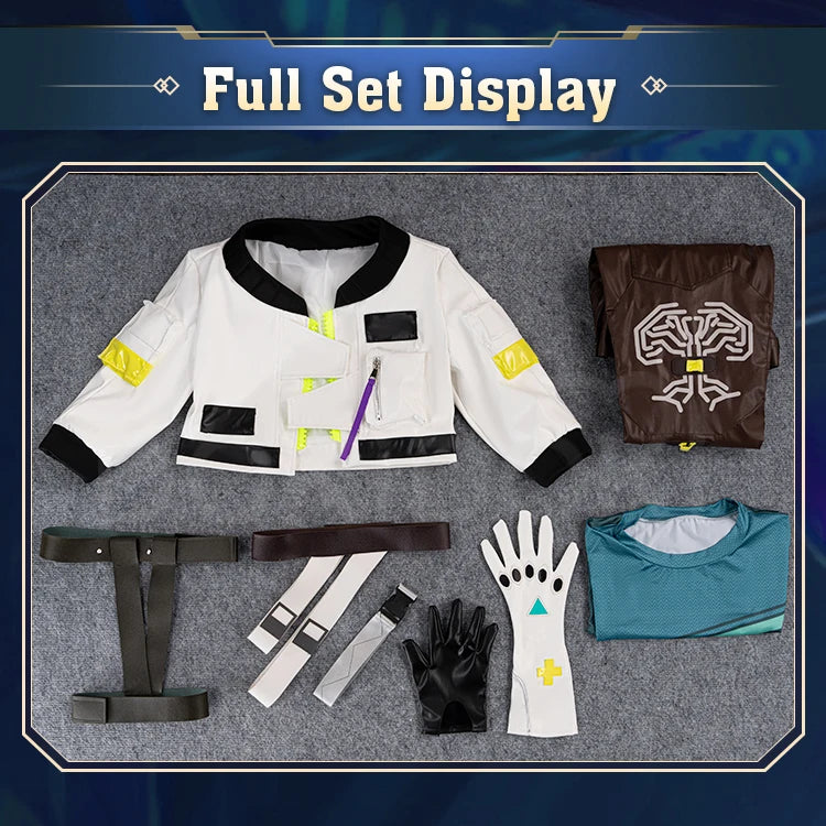 Deadlock Cosplay Costume Game Cosplay【S-2XL】DokiDoki-R Deadlock Men Suit Costume Halloween Cosplay Plus Size