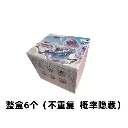 Non-edible Collectible Doll Moon Jumping Time Rabbit Treasure Series 12 Points BJD Blind Box Action Toy Figure Display Piece