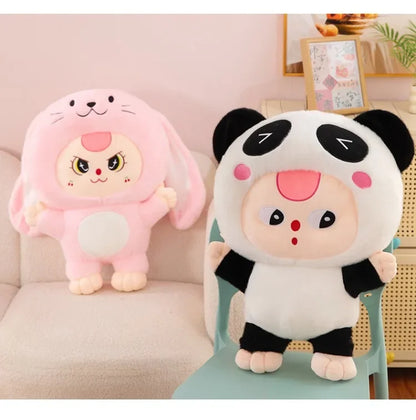 32/62cm Kawaii Baby Three Years Old Plush Doll Toy Baby Three Rabbit Series Stuffed Pillows Toy Ornaments Xmasgifts for Girls