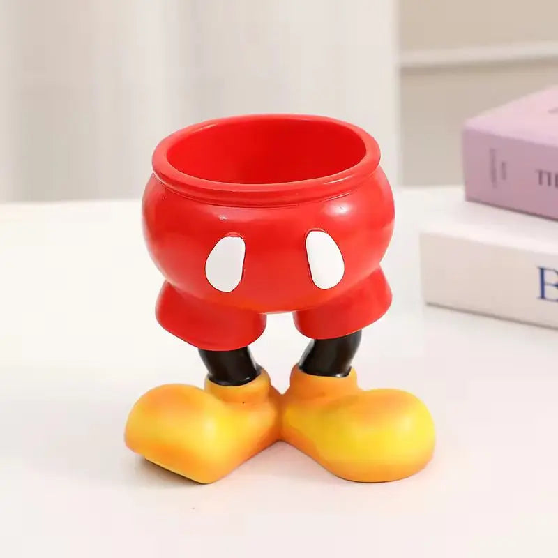Disney Mickey Minnie Flower Pots Cartoon Mini Creative Resin Plant Pot Succulents Plants Bonsai Pots Home Decoration Gift