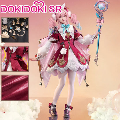 IN STOCK Hyacine Cosplay Costume Game Honkai: Star Rail DokiDoki-SR HSR Women Cute Amphoreus Hyacine Cosplay Wig