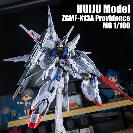 In Stock HUIJU Model ZGMF-X13A Providence MG 1/100 SEED Assembly Model Kit Toys Action Figure Robot Plastic Model Gifts