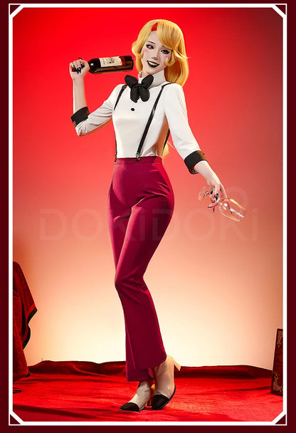 Charlie Morningstar Cosplay Costume Anime【S-3XL】DokiDoki-SR Red Uniform Charlie Morningstar Costume Plus SIze