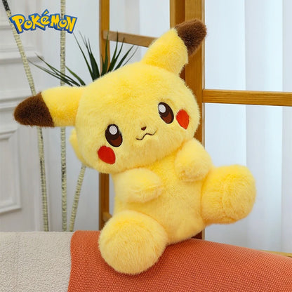 35/45/60CM Pikachu Pokémon Plushie Cartoon Anime Kawaii Peluche Comfortable Soft Doll Cushion Children Room Decoration Toy Gift