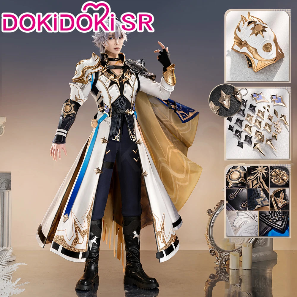 Phainon Cosplay Costume Game Honkai: Star Rail DokiDoki-SR HSR Phainon Cosplay Metal Accessories Men Halloween Costume