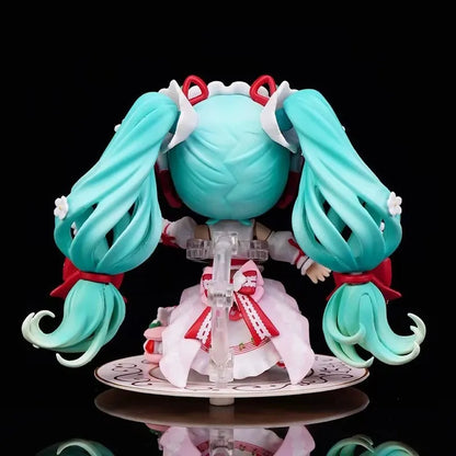 10cm #1939 Hatsune Miku Anime Figure Virtual Idol Singer #1940 Miku Action Figure PVC Collection Model Doll Christmas Toys Gifts