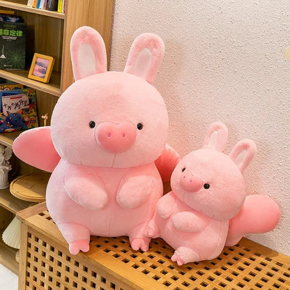 New 55cm Soft Kawaii Love Pink Pig Plush Pillow Stuffed Super Cute Round Pig High Quality Doll Gift for Childre Birthday Gift