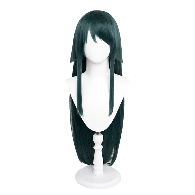 IN STOCK Saya Wig Game The Song of Saya Cosplay DokiDoki Women Long Green Wig Saya Free Wig Cap High Heat Resistant Christmas