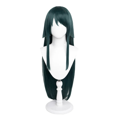 IN STOCK Saya Wig Game The Song of Saya Cosplay DokiDoki Women Long Green Wig Saya Free Wig Cap High Heat Resistant Christmas