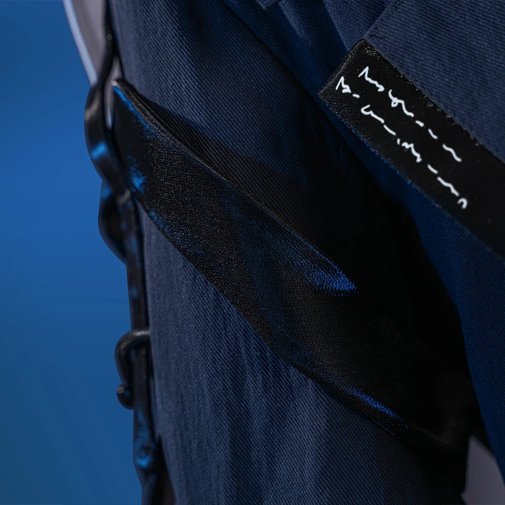 Wuthering Waves Chisa Cosplay Costume Wig Jacket Uniform Headwear Tattoo Sticker Socks Halloween Party for Women Girls Accessory