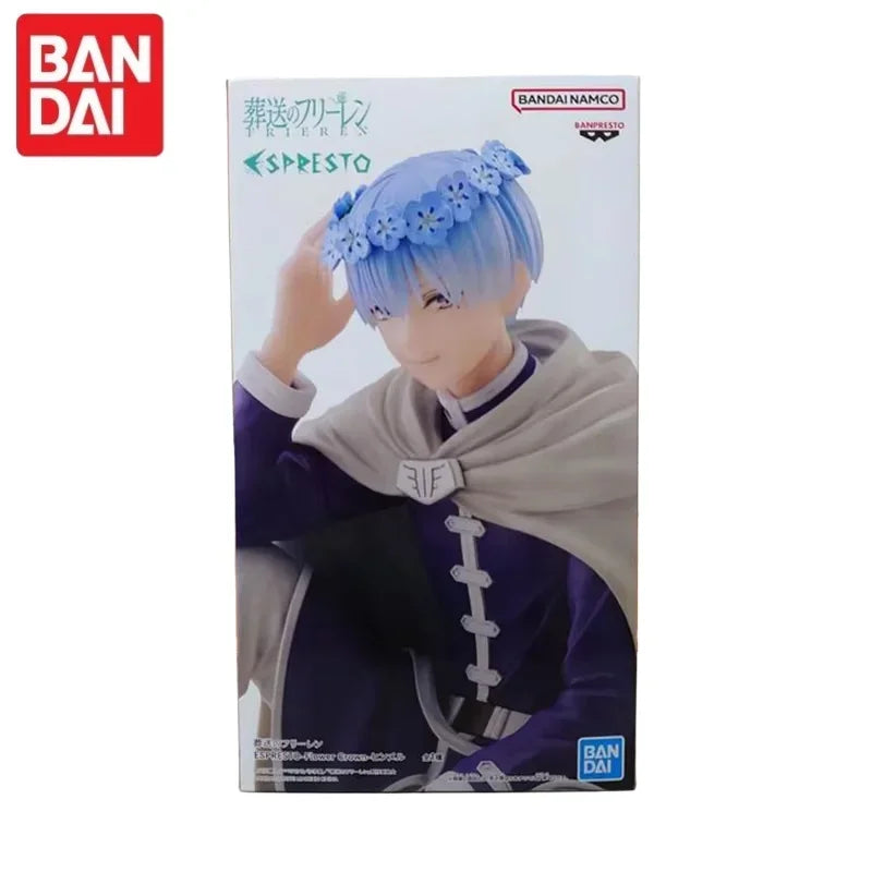 Bandai In Stock Original Beyond Journey's End Espresto -Flower Crown- Frieren Himmel Anime Action Figures Model Toy