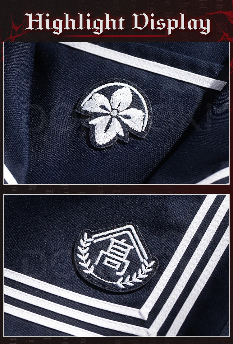 IN STOCK Shimizu Hinako Cosplay Costume Anime【S-2XL】DokiDoki-R Women School JK Uniform Dress Cosplay Halloween Plus Size