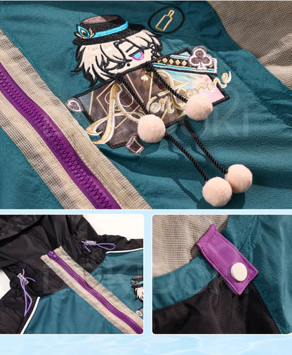 Aventurine Blade Robin Firefly Sparkle Feixiao Doujin Cosplay Costume Game Honkai: Star Rail DokiDoki-SR HSR Sunscreen Jacket