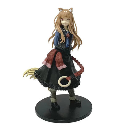17cm Spice and Wolf: MERCHANT MEETS THE WISE WOLF Anime Figure Wolf Holo Action Figure PVC Adult Collection Model Doll Toys