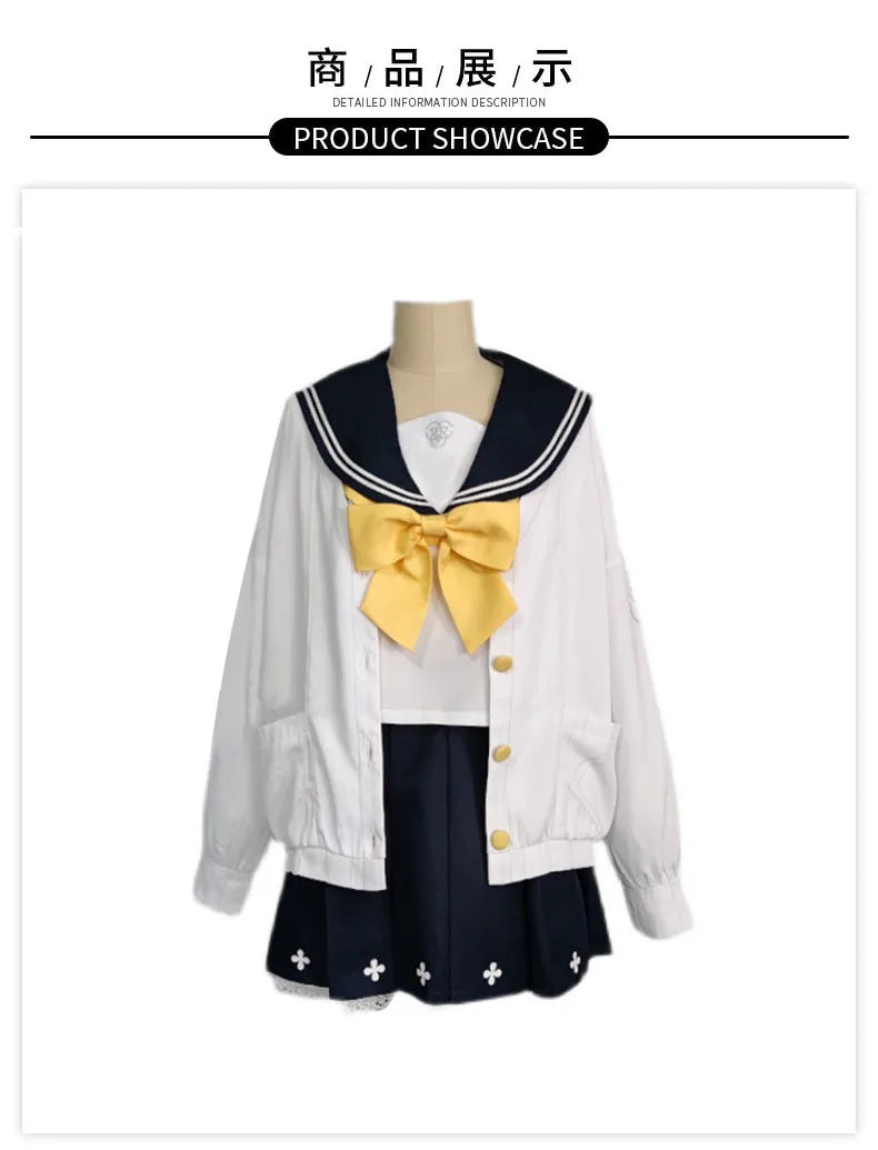 Blue Archive Ajitani Hifumi Cosplay Costume Polyester Asian Size