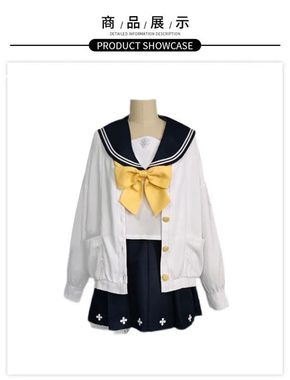 Blue Archive Ajitani Hifumi Cosplay Costume Polyester Asian Size