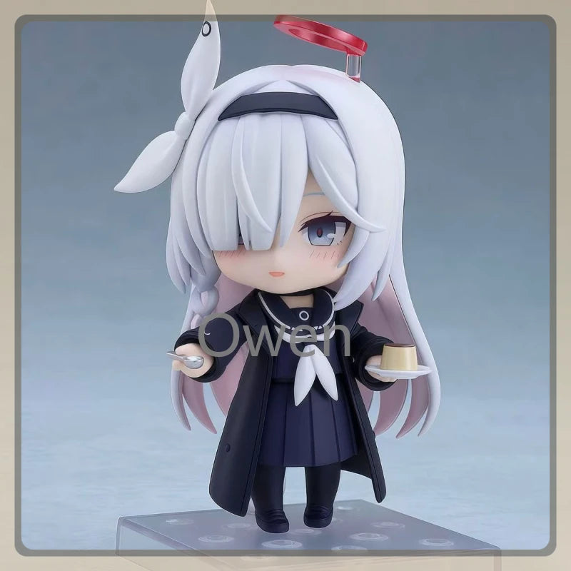 Anime A.R.O.N.A Prana Figurine Blue Archive 10cm Cute Girl Figures Multiple Accessories PVC Model Collection Toys Birthday Gifts