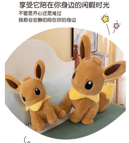 40/50/70CM Big Size Pokémon Eeveelutions Plushies Anime Stuffed Toy Cartoon Comfortable Soft Doll Ornament Bolster Gift for Kid