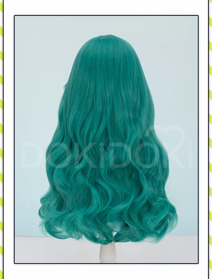 IN STOCK Chibii Usaa Tsukinoo Usagii Kinoo Makotoo Kaiouu Michiruu Wig Anime DokiDoki Cute Ponytail Hair Free Cap