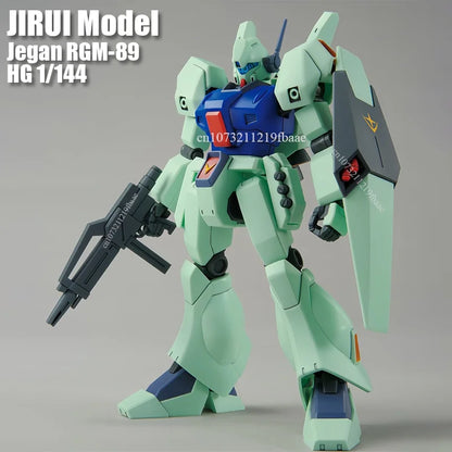 JIRUI Model Jegan HG 1/144 HGUC RGM-89 Assembly Model Kit Action Figures Robot Plastic Model Kits Toys Gift