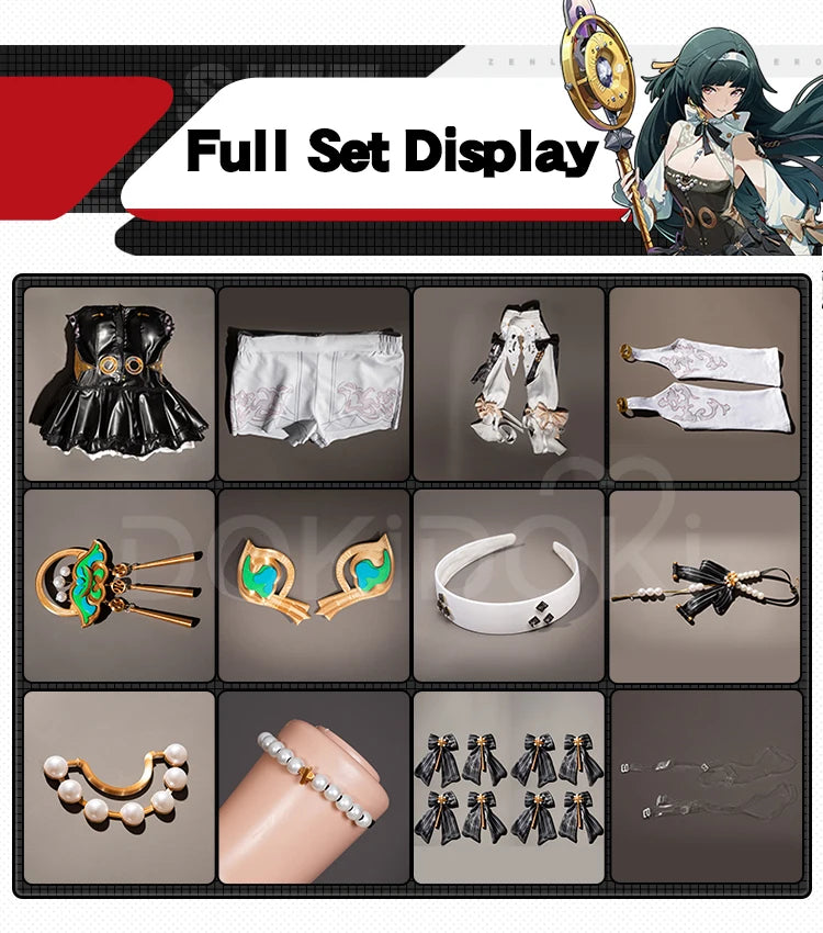 Astra Yao Cosplay Costume Game Zenless Zone Zero【S-2XL】DokiDoki-R ZZZ Women Dress Astra Cosplay Plus Size