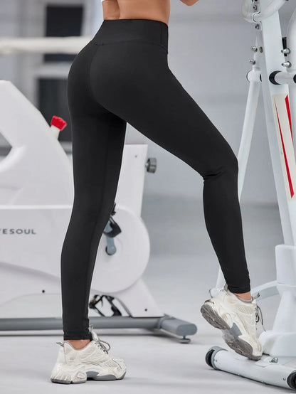 Women High Waist Sport Leggings Push Up Naked Feeling Yoga Running Gym Tights