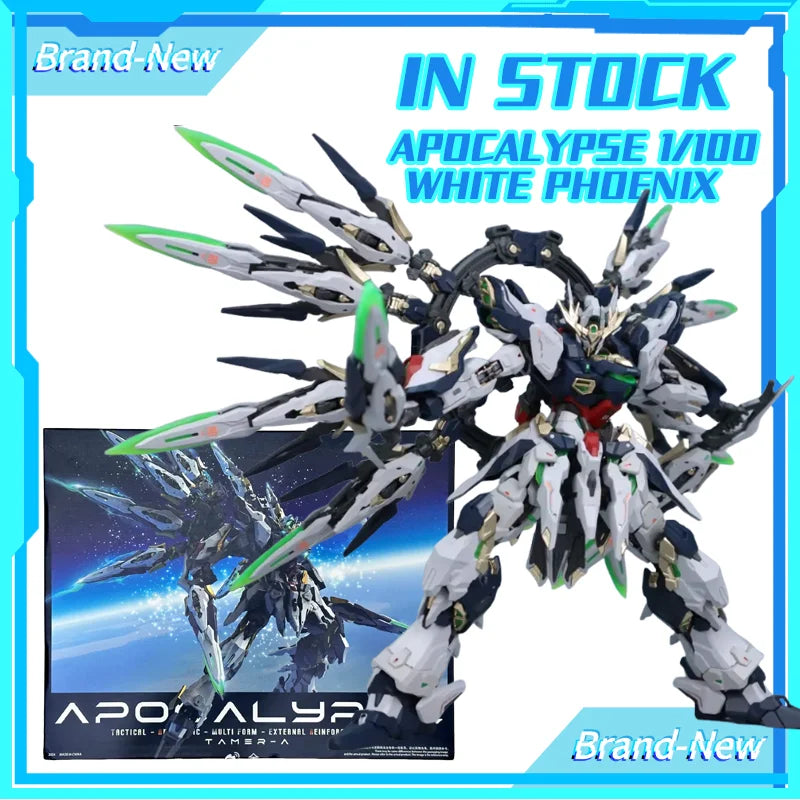 ALL INCLUSIVE FULLSION APOCALYPSE WHITE PHOENIX 1/100 Skeleton Assembling Mecha Model Toy Accessories Package