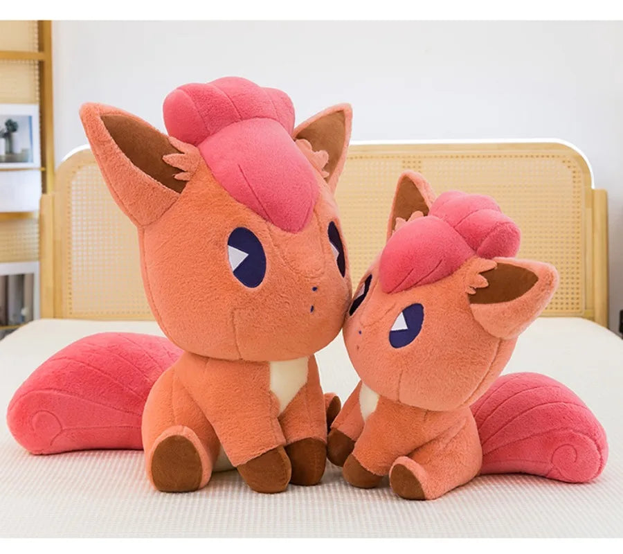 35/45/65CM Big Size Pokemon Vulpix Plushies Cartoon Anime Peluche Stuffed Animal Comfortable Soft Doll Kawaii Ornament Gifts