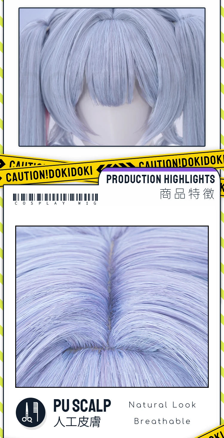 IN STOCK MIKUU Rabbit Hole Wig Cosplay DokiDoki Women Cute 100cm Hair Symphony 2025 Magical Miral Nightcord at 25 Free Wig Cap