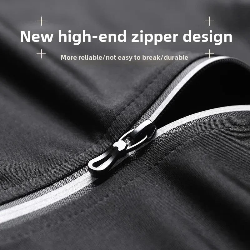 Men’s Sports Suits Fitness Clothes Tight-Fitting Quick-Drying Running Cycling Training Apparel for Autumn Night Workouts