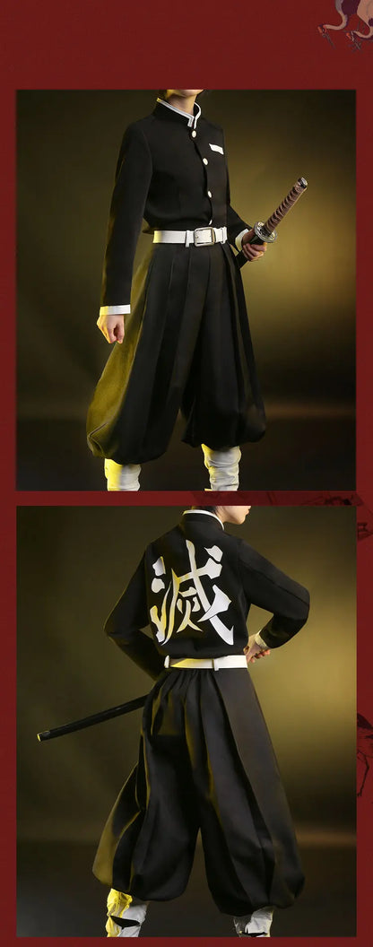 IN STOCK Agatsumaa Zenitsuu Cosplay Costume Anime DokiDoki-SR Men Uniform Costume Zenitsuu Cosplay Haori