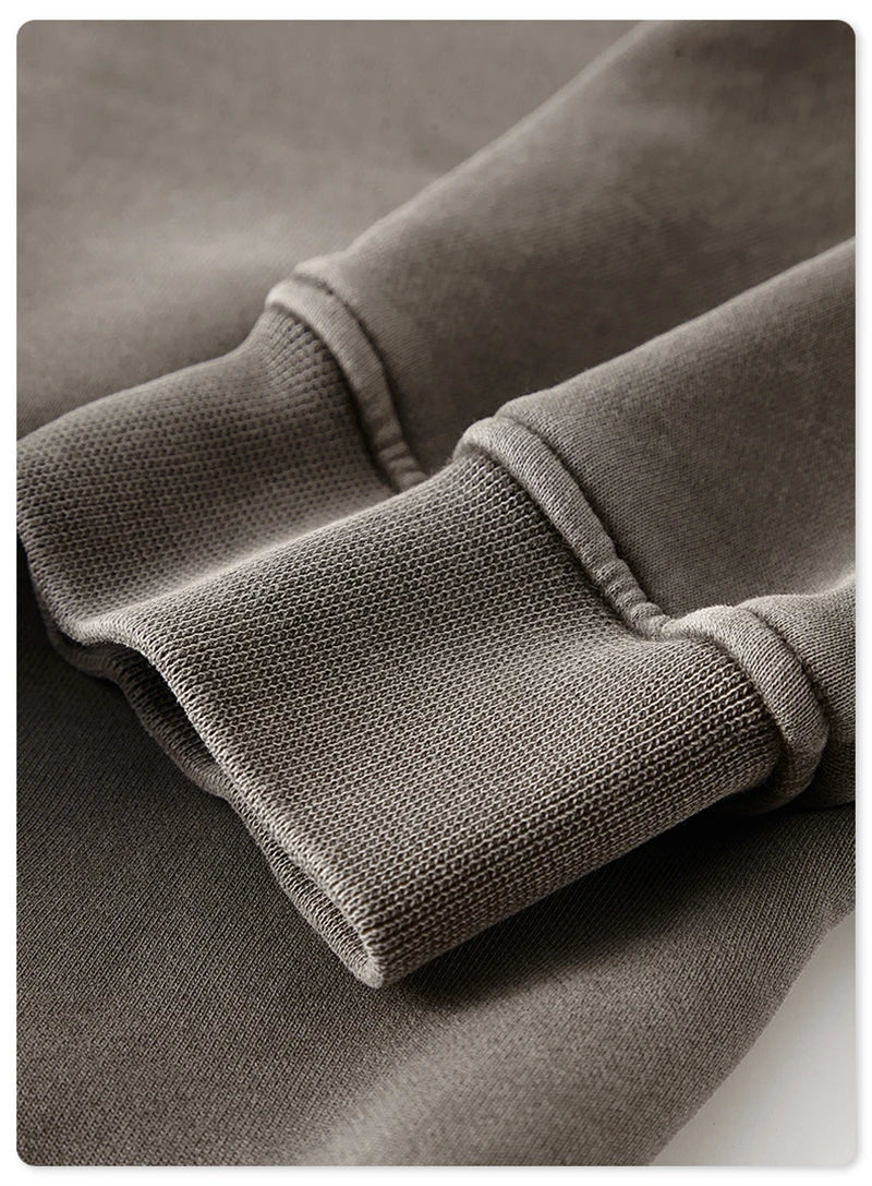 ZODF Retro 2025 Winter Women Short Zipper Hoodies Female Girls Loose 355gsm Thick Fleece Hooded Zip-up Coat Streetwears HY0448