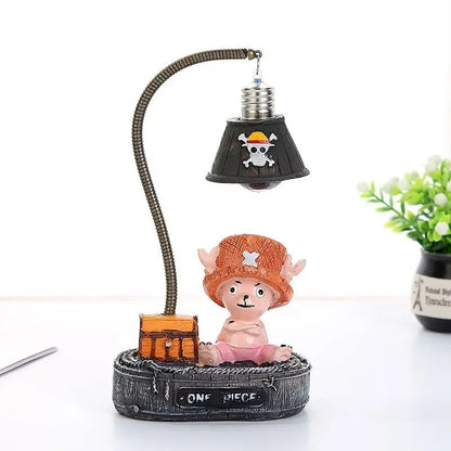 One Piece Anime Figure Luffy Chopper Figures 3D LED Night Light Desktop Lamp GK Statue Room Decora Desk Birthday Christmas Gift