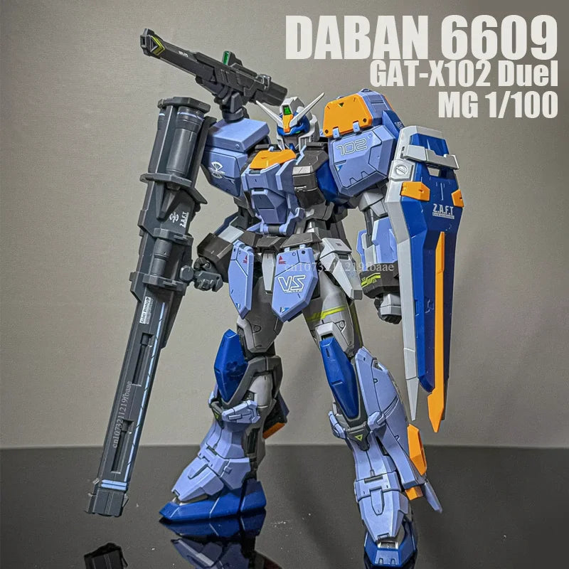 DABAN 6609 Duel GAT-X102 MG 1/100 ZAFT Assembly Model Kit Toy Action Figures Robot Plastic Model Mecha Gifts