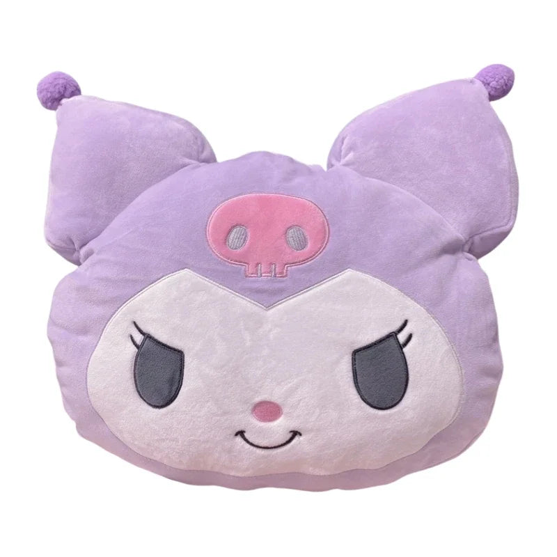 Sanrio Very Soft Kuromi Back Cushion Throw Pillow Sofa Bed Room Decor Comfortable Japanese Style Pillow Gifts Girl