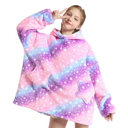 Funny Cartoon Children's Pajamas Girls Winter Clothes Plush Dinosaur Cat Bear Unicorn Pink Blue Toddler Boy Pijama Kids Clothing