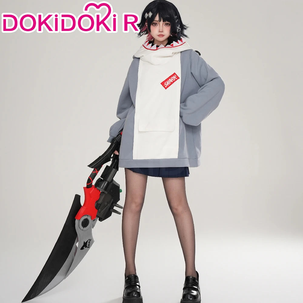 IN STOCK Eous Sharkboo Bangboo Luckyboo Doujin Cosplay Costume Game Zenless Zone Zero【S-3XL】DokiDoki-R Women Hoodie Plus Size