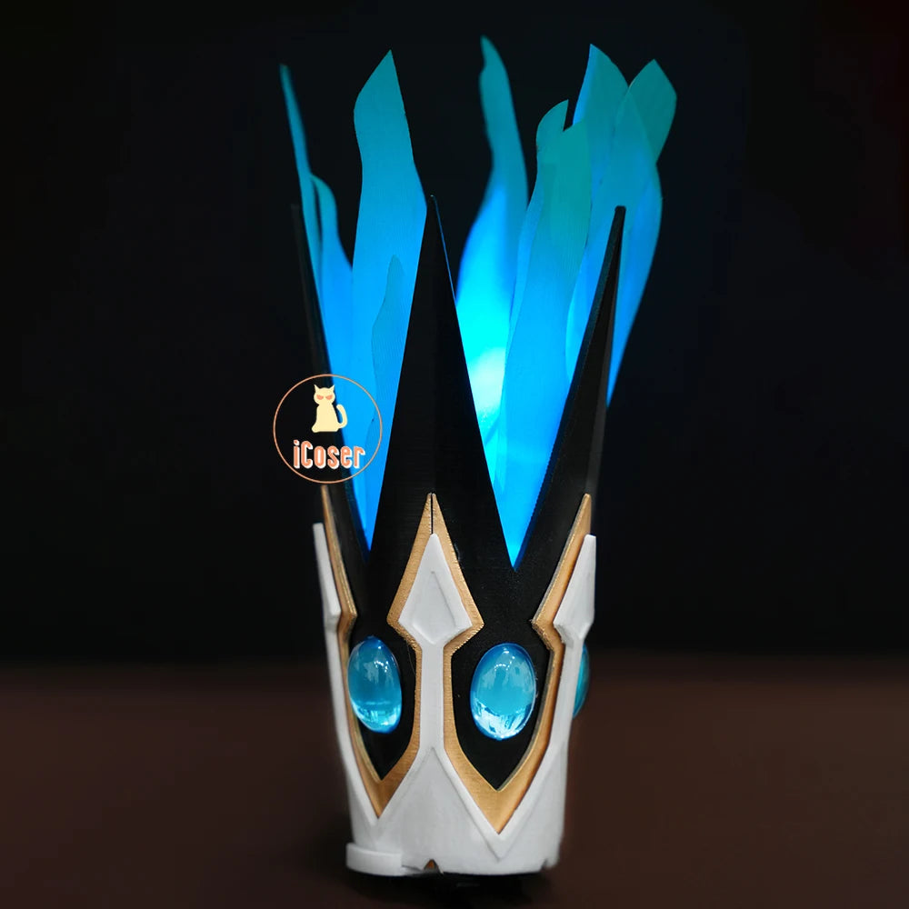 Honkai Star Rail Cerydra Cosplay Costume Wig Dress Uniform Crown Wings Headwear Halloween Party for Women Girls Carnival iCoser