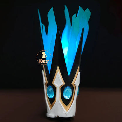 Honkai Star Rail Cerydra Cosplay Costume Wig Dress Uniform Crown Wings Headwear Halloween Party for Women Girls Carnival iCoser