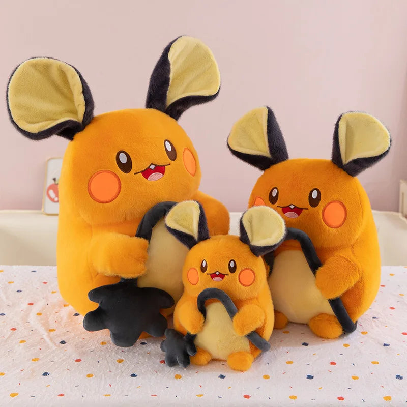 23/70cm Dedenne Pokemon Plush Toys Anime Doll Cartoon Rat Large Pokémon Plushie Kawaii Stuffed Gift for Kids Birthday Xmas