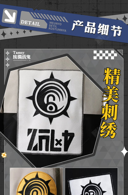 Anime Gachiakuta Tamsy Caines Cosplay Costume Wig Uniform Jacket Bag Carnival Halloween Party for Women Men Role Play Outfit Cos