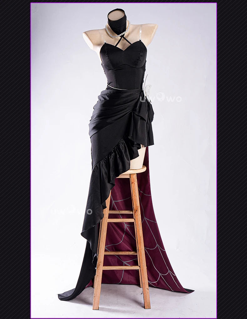 IN STOCK UWOWO Kafka Cosplay Game Honkai Star Rail Fanart Kafka Gown Cosplay Costume Halloween Costume