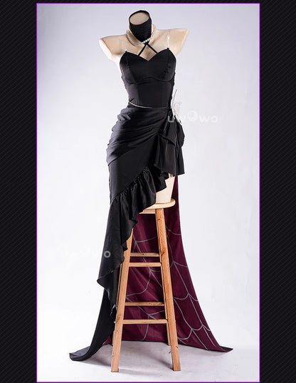 IN STOCK UWOWO Kafka Cosplay Game Honkai Star Rail Fanart Kafka Gown Cosplay Costume Halloween Costume